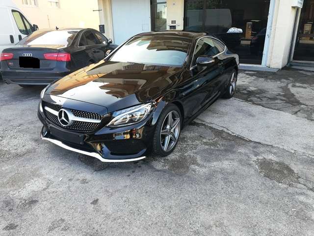 Left hand drive MERCEDES C CLASS 220 d Coupe AMG 